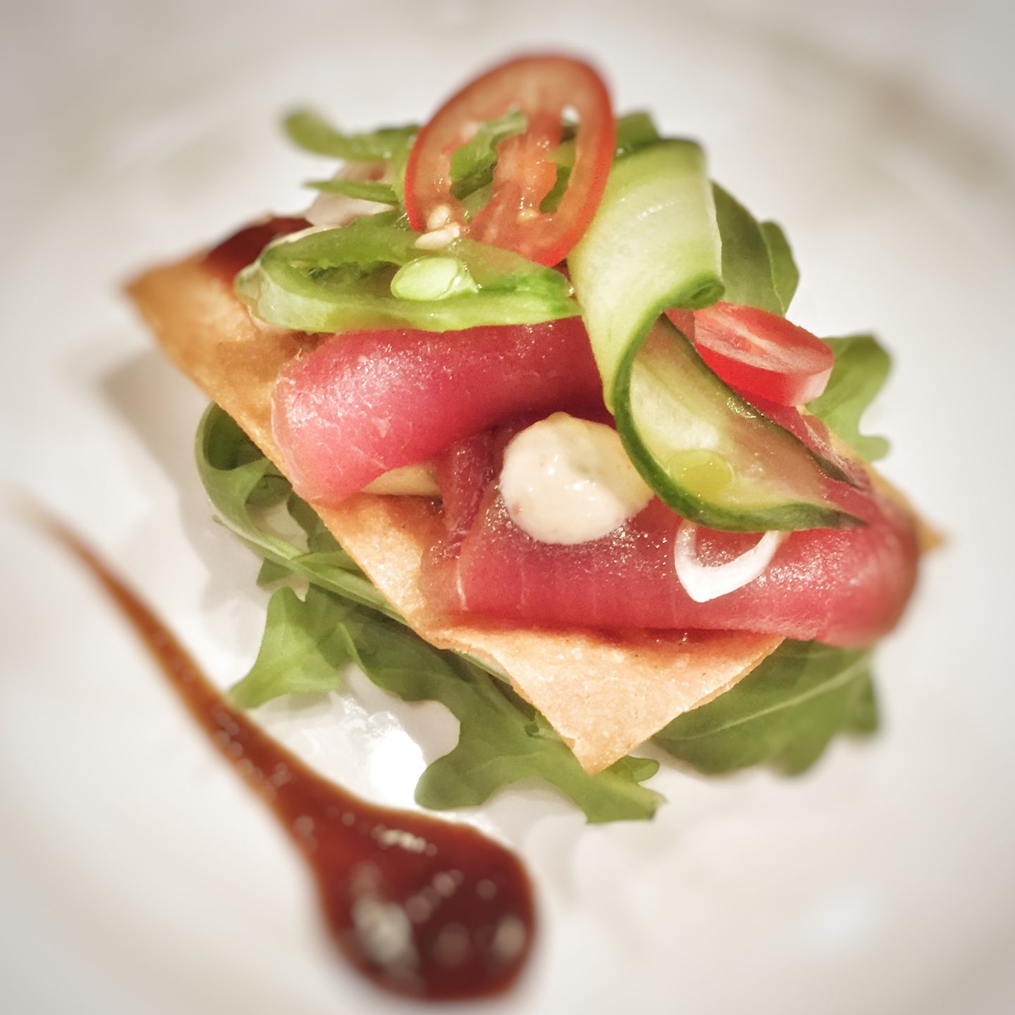 Nixta Tuna Tostada